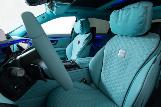 Leather interior with executive seats