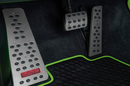 Pedal pads matt anodized