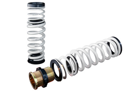 Coilover sport springs with threaded height adjustment