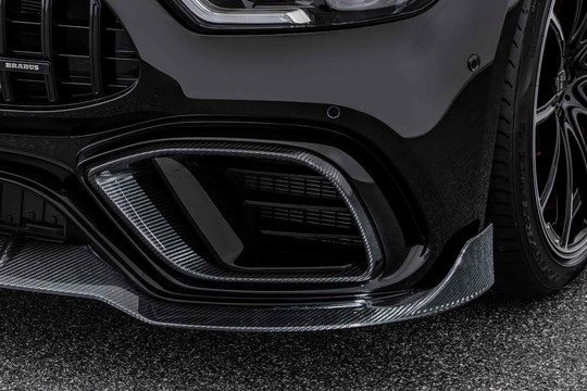 Carbon front fascia attachments glossy