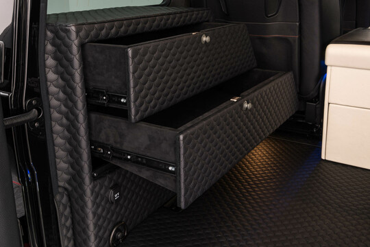 Leather special console trunk