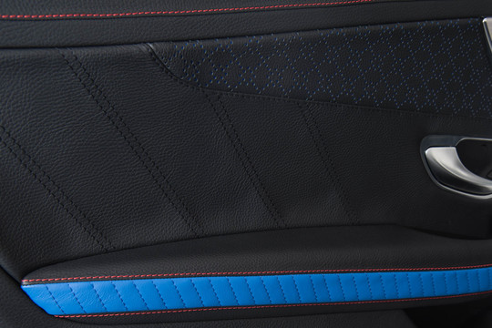 Leather door center sections