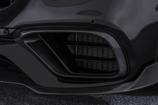 Carbon front fascia attachments