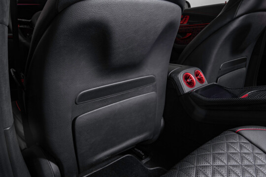 Seat back covers front seats leather