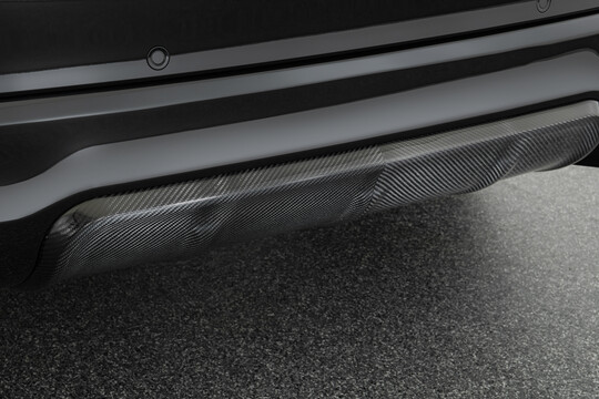 rear skirt PUR with carbon rear diffusor