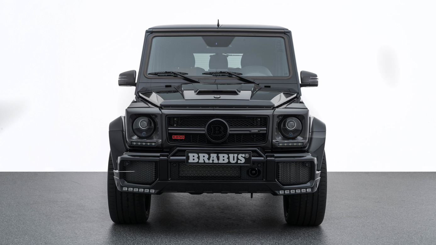 Mercedes-Benz G-Klasse W463 Brabus Widestar LED beleuchtete Kotflügel  seitliche Einsätze aus Carbon 2er Set