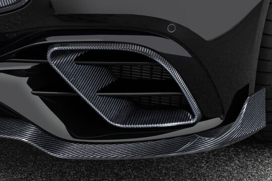 Carbon front fascia inserts