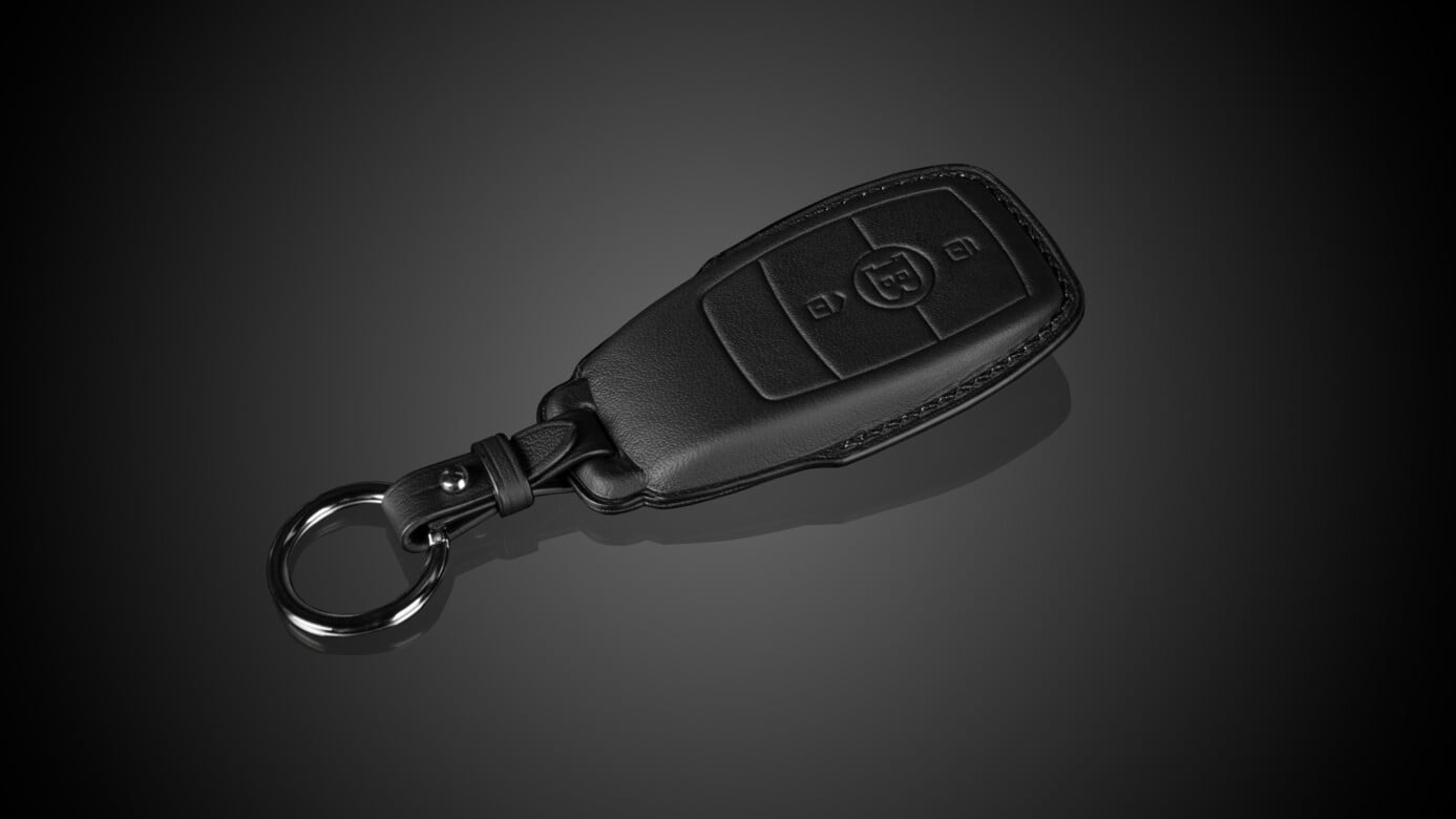 Leather key cover black Mercedes W 463A AMG G 63