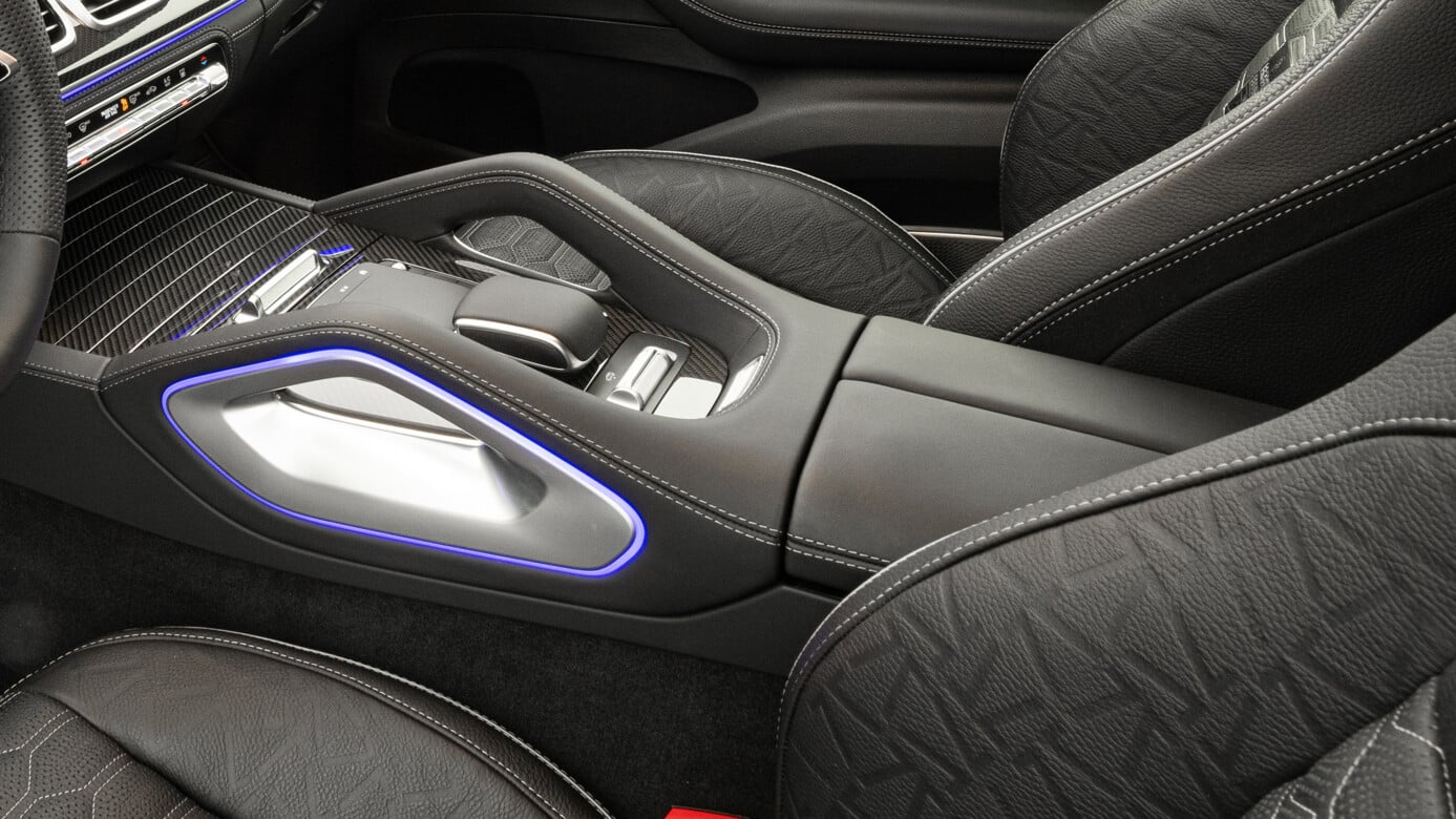 Leather center console 0