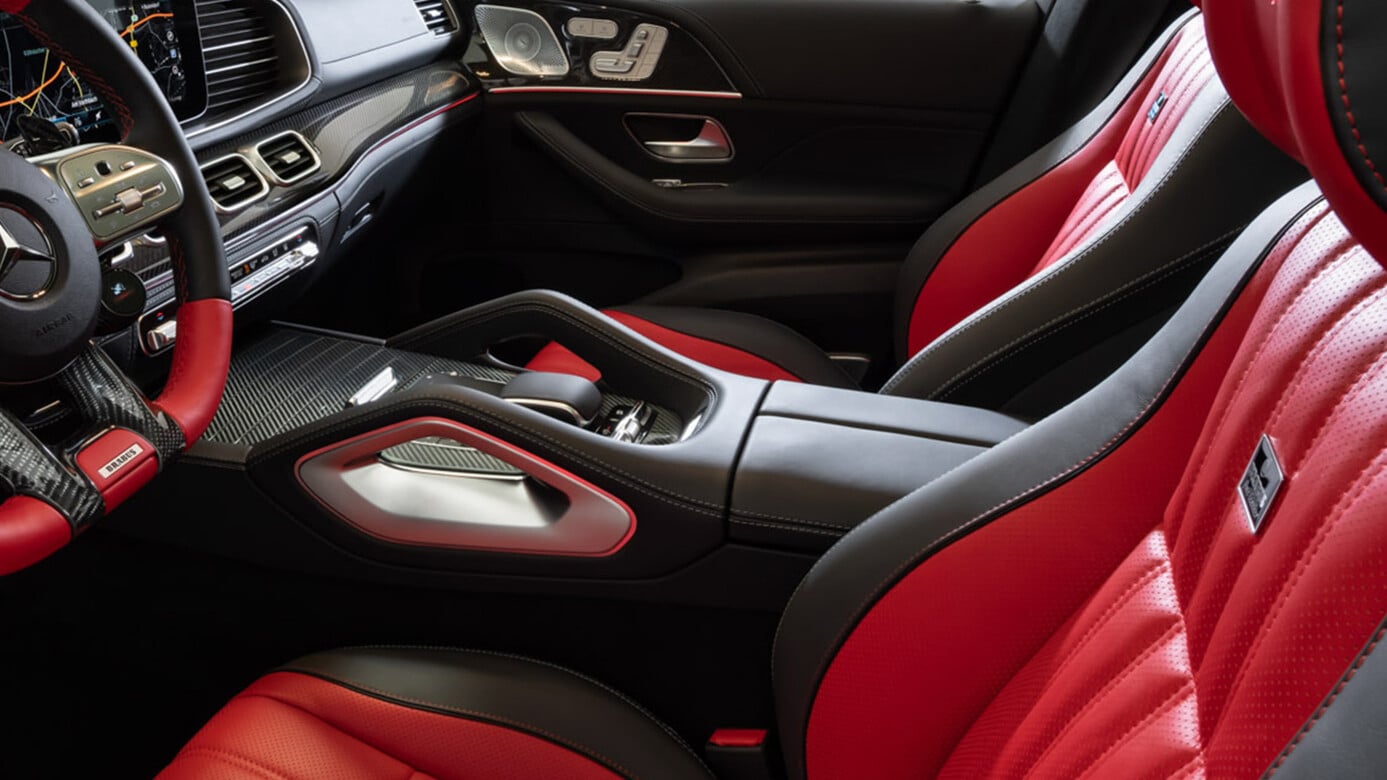 Leather center console 0