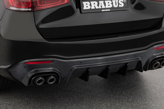 Carbon rear diffuser