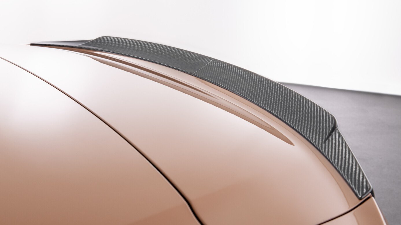 Carbonr rear spoiler attachment 0