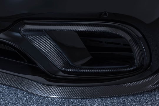 Carbon front fascia attachments