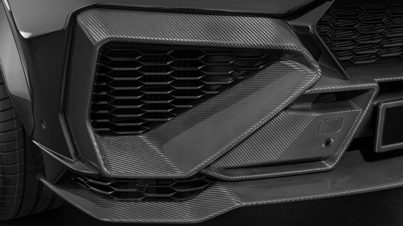 Carbon front fascia 1
