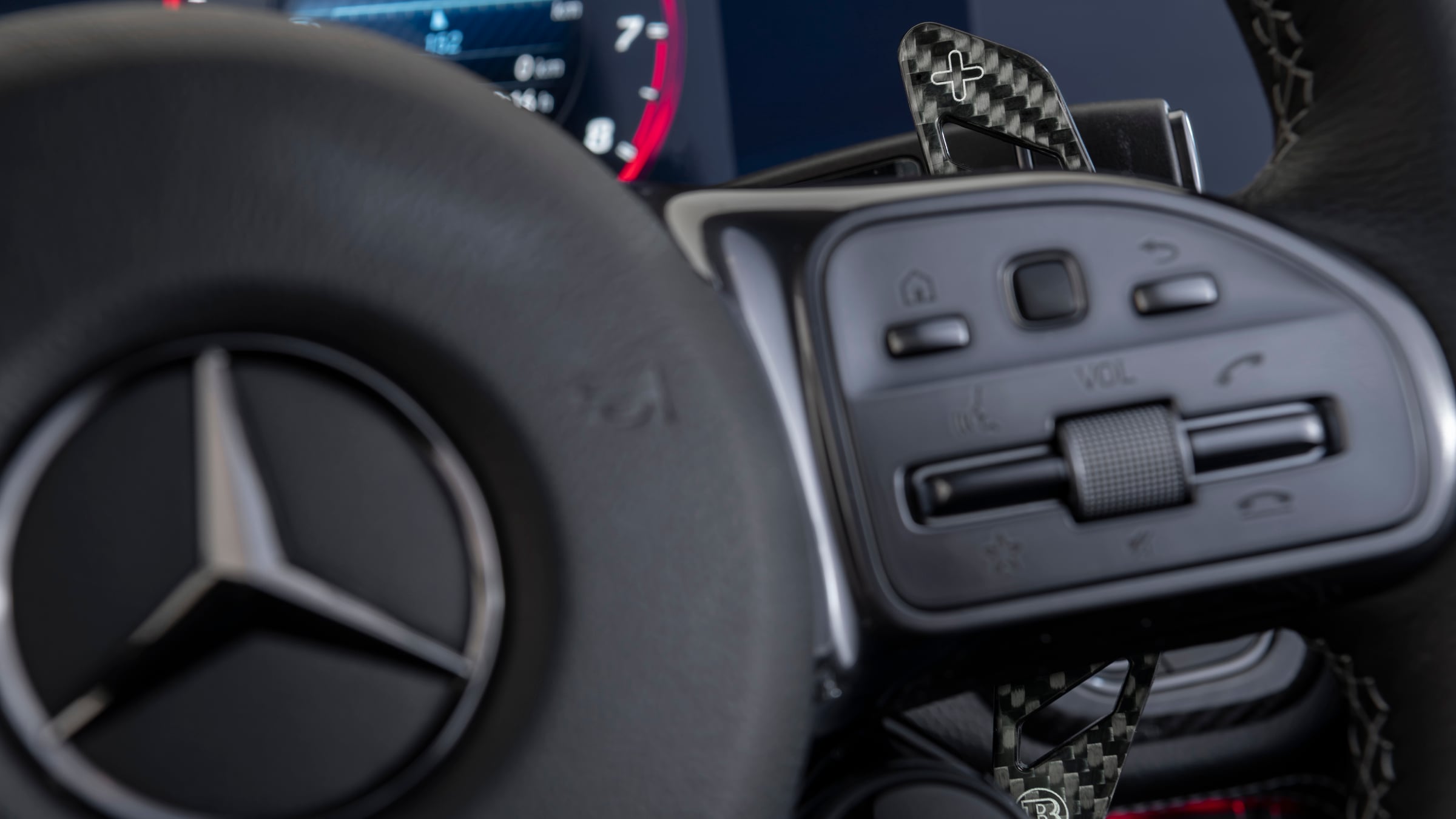 Carbon paddle shifters Mercedes X 167 AMG Line