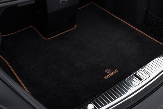 Velour trunk mat