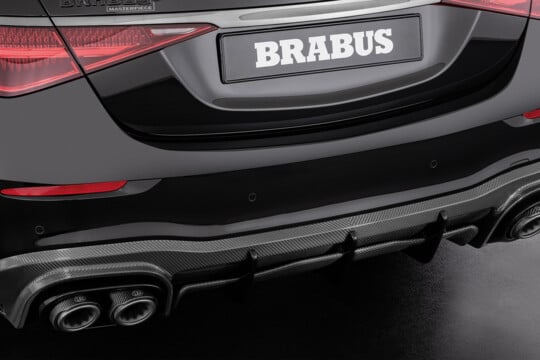 Carbon rear diffuser