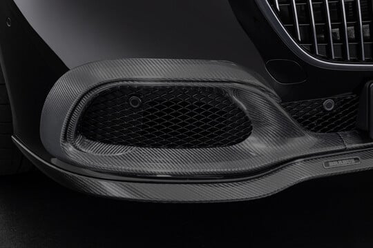 Carbon front fascia attachments