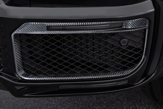 Carbon front fascia inserts for WIDESTAR