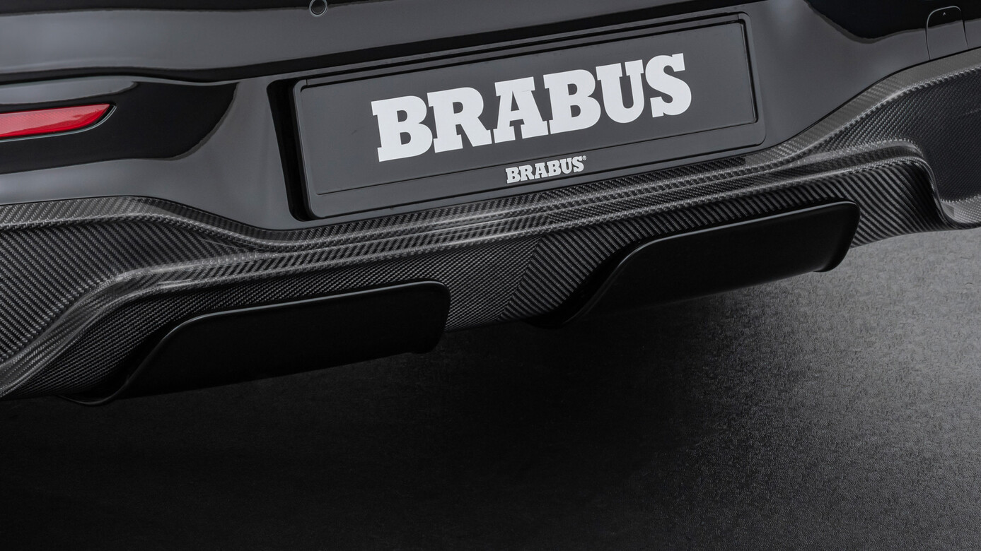 Carbon rear diffuser glossy Mercedes V 297 EQS