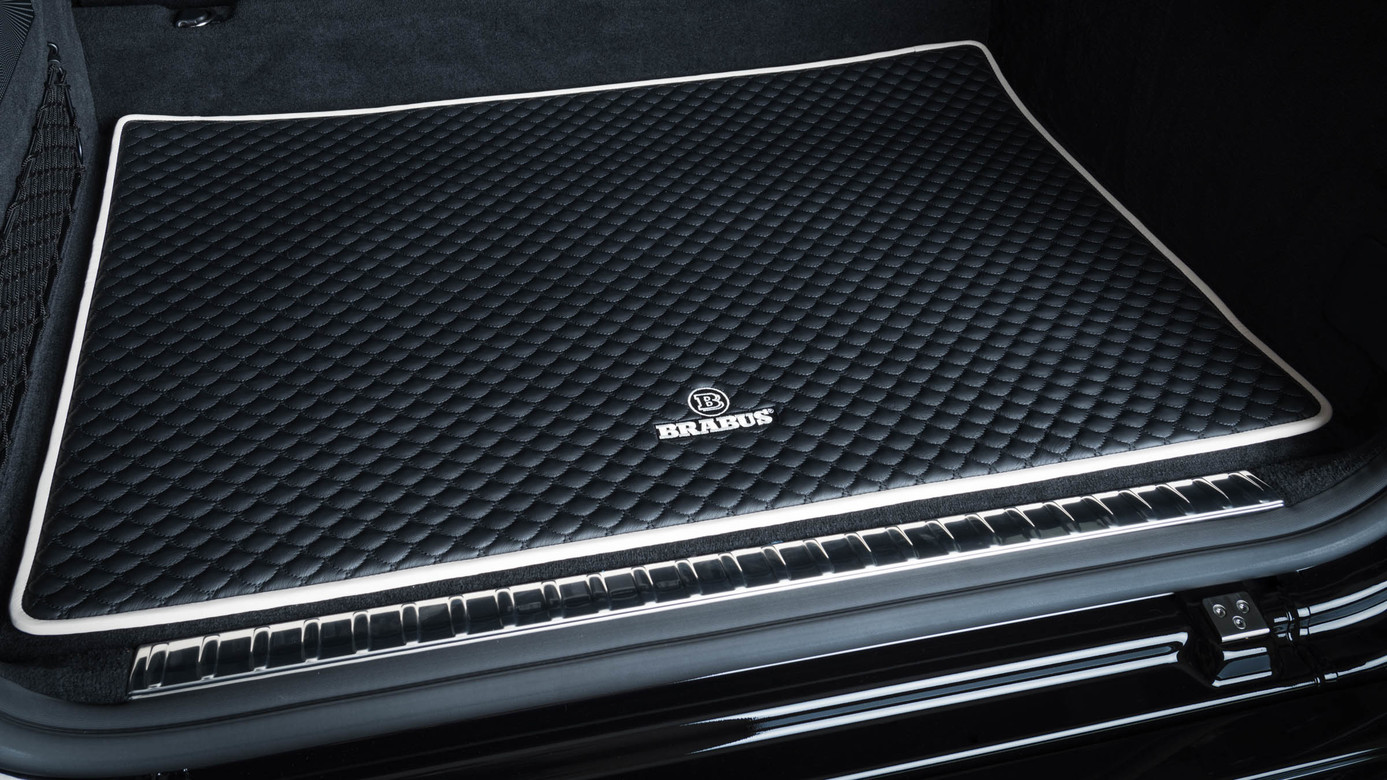ERTY Auto Kofferraumwanne Kofferraummatte für Mercedes Benz G Klasse W463  2.Gen 2019 2020 2021 2022 2023, Leder Kofferraummatte mit Ladekantenschutz