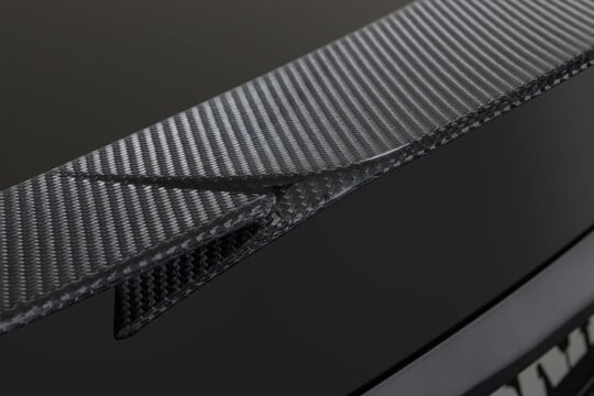 Carbon rear spoiler