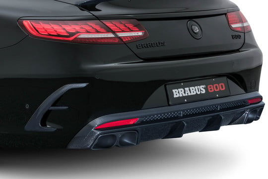 Carbon rear diffuser